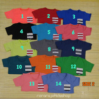SPECIAL Kaos Anak Cowok Lucu Keren Murah / Polos Pocket Stripe size 2