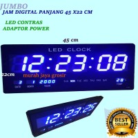 Jual Jam Dinding Digital Led Display Ukuran Besar 23 X45cm Led Biru Jakarta Utara Murah Jaya Grosir Tokopedia