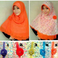 JILBAB / HIJAB KHIMAR POLKA BOLAK BALIK