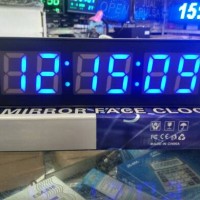 Jam Dinding Digital LED 828 / Jam Digital Angka BESAR Antik MURAH...!!