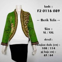 F20116089 BOLERO BATIK KATUN PANJANG XL / CARDIGAN BATIK TULIS MURAH