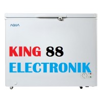 AQUA CHEST FREEZER BY SANYO AQF-200/ LEMARI PEMBEKU