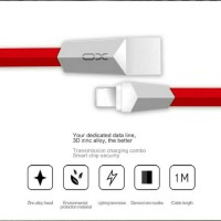 Jual Kabel Charger iPhone 5 6 7, iPad USB Lightning, Original OX Cable Murah
