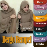 Jual Jilbab Instan Syari Jumbo Jilbab Pad Jilbab Bergo Rempel Murah