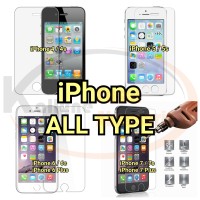 Tempered Glass iPhone 4 5 5s 6 6s Plus 7 7s 7 Plus 8 8s 9 9s Plus + c