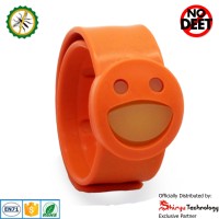 Jual BabyGo Slap Mosquito Repellent Bracelet ORANGE (Gelang Anti Nyamuk) Murah