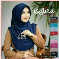 Jilbab Instan Isaura Pad Antem / hijab simpel polos sehari hari