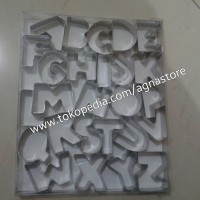 Jual Cetakan Huruf Alfabet /Alphabet untuk Nugget /Kue Kering /Biskuit Murah