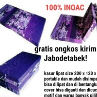 Jual Kasur lipat 4 busa INOAC ( 200 Cm 120 Cm X 5 Cm ) Murah