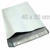 Jual Plastik Amplop Packaging Poly Mailer/ Polymailer/ Polybag 40x55 White Murah