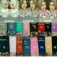 kerudung murah / hijab murah / jilbab segi empat rempel bunga