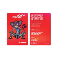 Jual Mandiri E-Money Shio Artistic Monyet (Imlek / Chinese New Year) (BARU) Murah