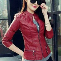 Jual JAKET WANITA KULIT SINTETIS Murah