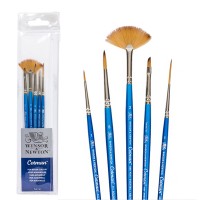 Jual Winsor & Newton Cotman Short Handle Brush 5 pcs Set Murah