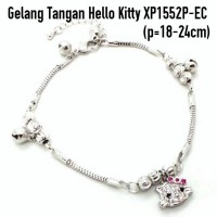 Jual Gelang Tangan Hello Kitty Perhiasan Lapis Emas Aksesoris Wanita XP1552 Murah
