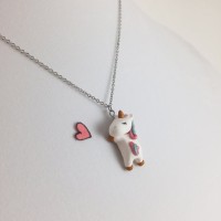 Jual kalung unicorn monel murah clay little pony liontin korea import anak Murah