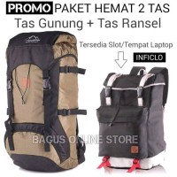 Jual Tas Gunung Ransel | Carrier Hiking | Inficlo Eiger Consina Palazzo Murah