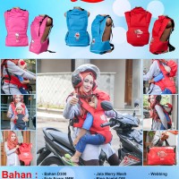 Jual Sabuk Bonceng Anak De Java (Penahan Pantat + Tutup Kepala) Murah