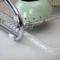 Promo Dish Rack 2 Tier Stainless Steel Dish Drainer/Rak piring 2 tingk