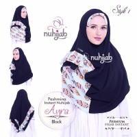 Hijab Praktis Modis 1 Jilbab 2 Gaya Pashmina Instan Nuhijab PIN AYRA