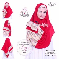 Hijab 2 Face Praktis 1 Jilbab 2 Gaya Pasmina Instan Nuhijab PIN AYRA