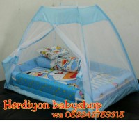 Jual kasur bayi doraemon tenda kelambu/baju bayi/ayunan/gendongan/selimut Murah