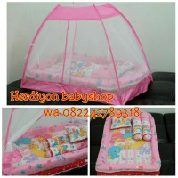Jual kasur bayi pink tenda kelambu/popok/selimut/kado/ herdiyon babyshop Murah