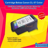 Cartridge Tinta Bekas Canon CL-57 Color Printer E400