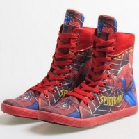 Sepatu anak boot superhero spiderman keren original murah