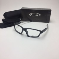 Frame Kacamata Minus Oakley Crosslink Pria Hitam Abu