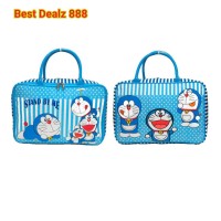 Jual Tas Travel Bag Koper Kanvas Renang Anak Dewasa Doraemon LimitedEdition Murah