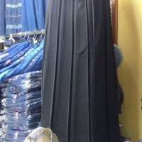 Rok Kerja Panjang Wanita Muslimah Plisket Bahan Ferrari Grosir - EX0