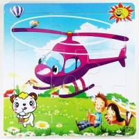 Jual Mainan Edukatif Edukasi Pembelajaran Anak - Puzzle Kayu 3x3 - PK148 Murah