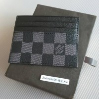 LV CARD WALLET BLACK DOMPET KARTU KULIT ASLI HOLDER LOUIS VUITTON