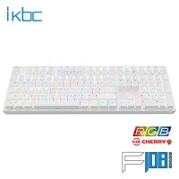 Jual Mechanical Keyboard IKBC F108 Fullsize RGB LED White ( Red Cherry MX ) Murah