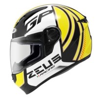 Helm Zeus Z811 GP AL2 Black/Yellow + Bonus Dark Smoke Visor