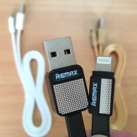 Jual Kabel Remax USB Lightning RC-044i Metal Data Cable Platinum For iPhone Murah