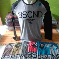 Jual grosir kaos distro lengan panjang dan 3/4 min pembelian 6 pcs Murah