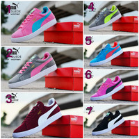 Sepatu Wanita Puma Skate Suede Casual Sneakers Kets Kuliah Olahraga