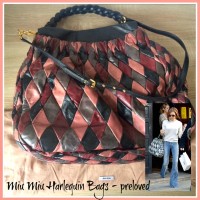 Jual Tas kulit wanita Miu Miu Harlequin Bag Preloved Second Seken w Dustbag Murah