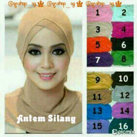 Jual Ciput Antem Silang - Anti Tembem - Berkualitas Bagus - Jilbab / Hijab Murah