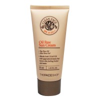 Jual The Face Shop Clean Face Oil Control Sun Cream SPF 35 PA++ Murah