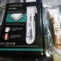 Jual Hair Clipper Sonar Rechargeable/ Alat Cukur Jenggot dan Kumis Murah
