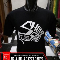 kaos hitam Shoei helm Thailook NGO racing biker custom distro