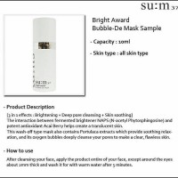 Jual SUM 37 Bright Award Bubble De-Mask Sample Murah