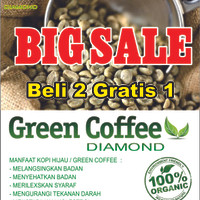 Jual green coffee bean supplement / Kopi hijau sehat untuk diet Murah
