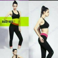 Jual Celana Sport Legging 3/4 Yoga Gym Fitness Zumba Olahraga Wanita Murah