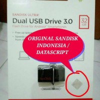 Jual Sandisk OTG Ultra 32GB DUAL USB 3.0 DRIVE ORIGINAL Murah