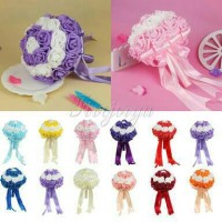 Jual bunga tangan pengantin hasil karya sendiri Murah