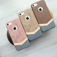 Jual Wooden wood case / casing hp iphone samsung 4/4s 5/5s 6/6s 7/7+ Murah